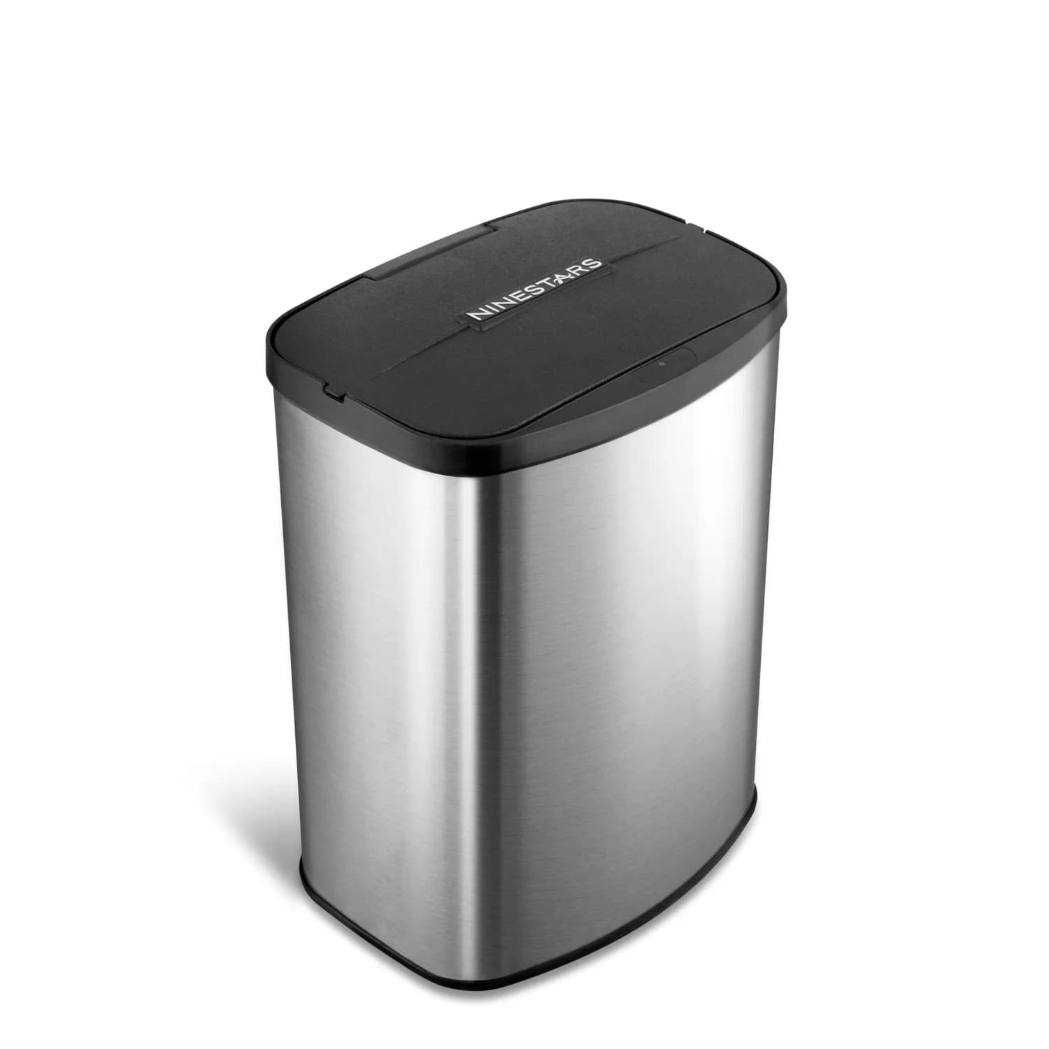 Bidone della spazzatura intelligente Sensore Touchless Chiusura automatica Batteria di dimensioni 2D Bidone della spazzatura da cucina 12L per bagno WC Spazzatura intelligente