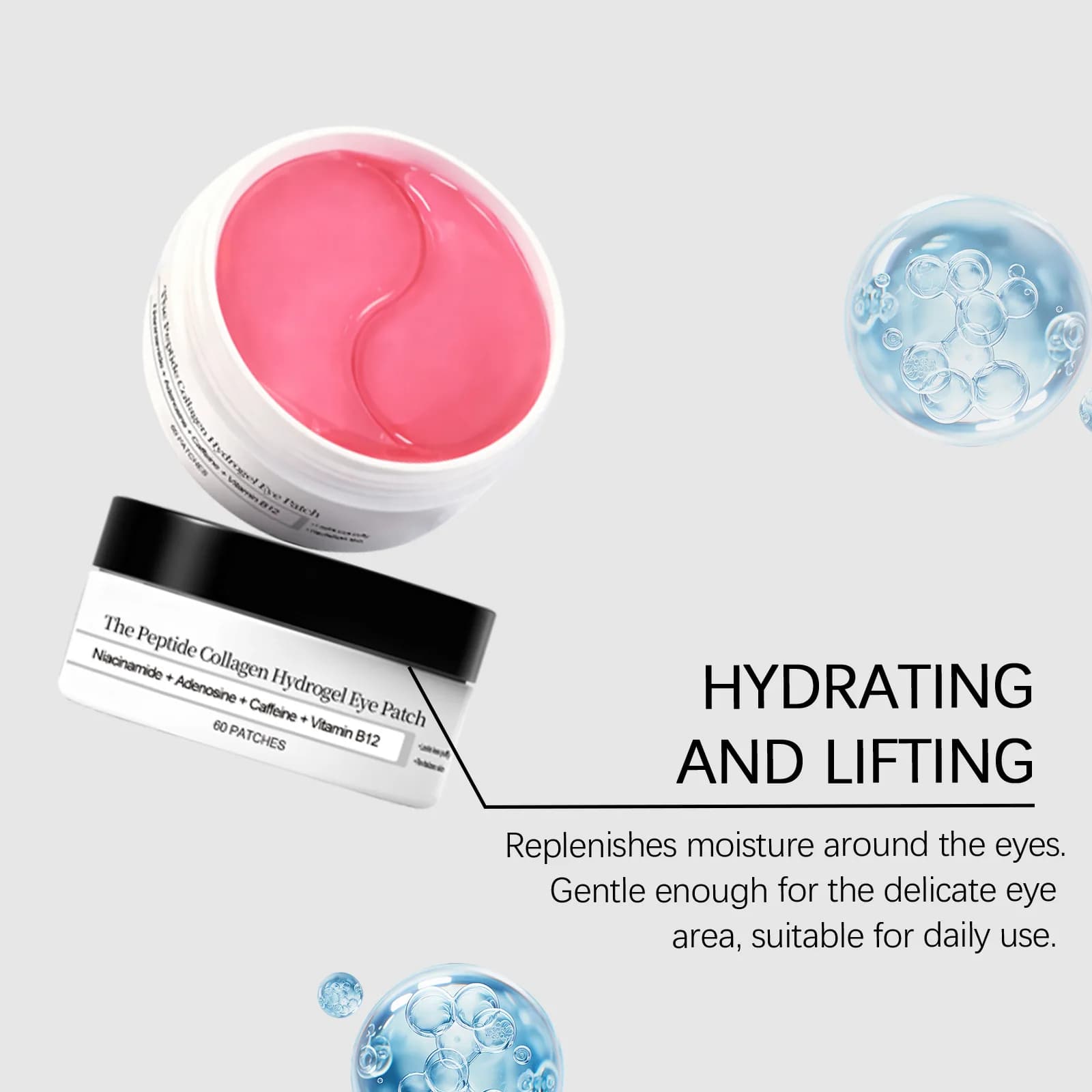 Eye mask for Nutritional Collagen, Reduces swelling, Uniforms skin tone, Improves dryness, Lights Occhiaie, Essential Hydrating Creams for Eyes