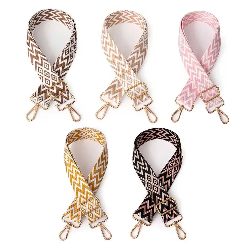 Tracolla Larga in Nylon Regolabile per Borsa Donna, Accessorio Sostitutivo per Borsa a Tracolla, Tracolla Larga per Borsa, Tracolla a Catena per Borsa
