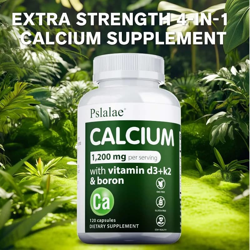 Calcium Supplement - Strengthen Bones, Improve Joint Mobility, Promote Muscle and Heart Health, Improves Vitality and Immunity