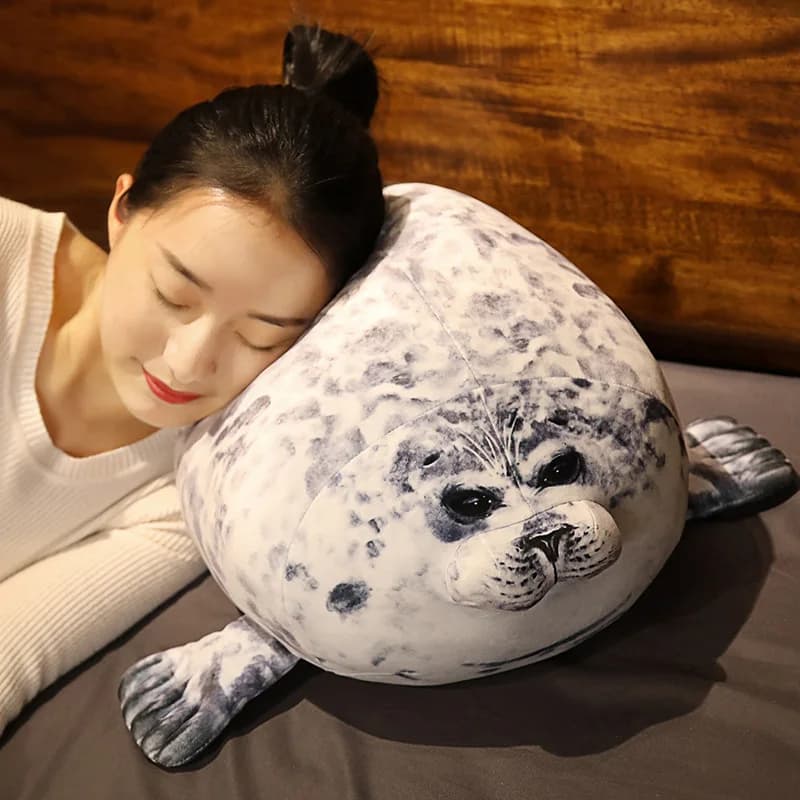 Popolare Cuscino in Peluche a Forma di Squalo Morbido, Bambola Realistica di Animale Marino, Giocattolo in Peluche per Acquario