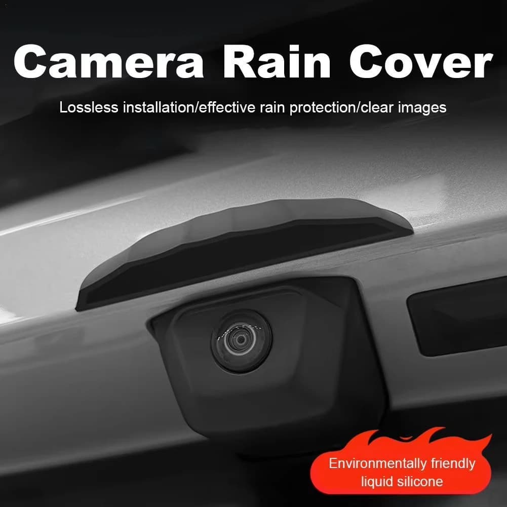 Copertura antipioggia per telecamera posteriore per auto impermeabile Protezione antipioggia per fotocamera automatica Protezione meteorologica invernale piovoso Scooter Traino per camion Uso