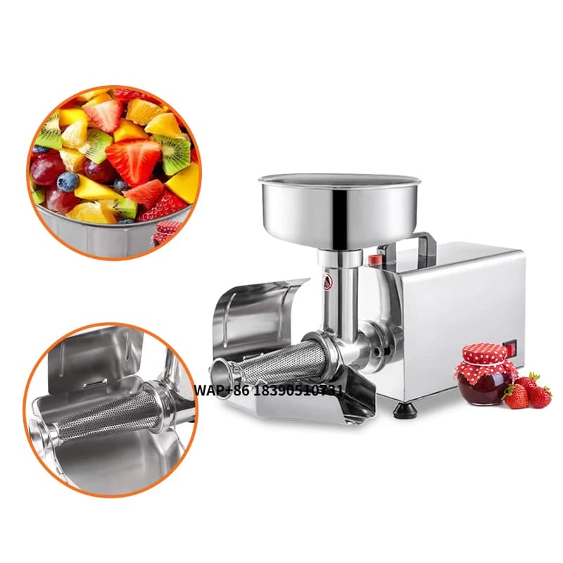 Industrial Blender for Sauces and Jams, Central Motor Component for Limone Sauce Production, Pepper, Tomato and Jams