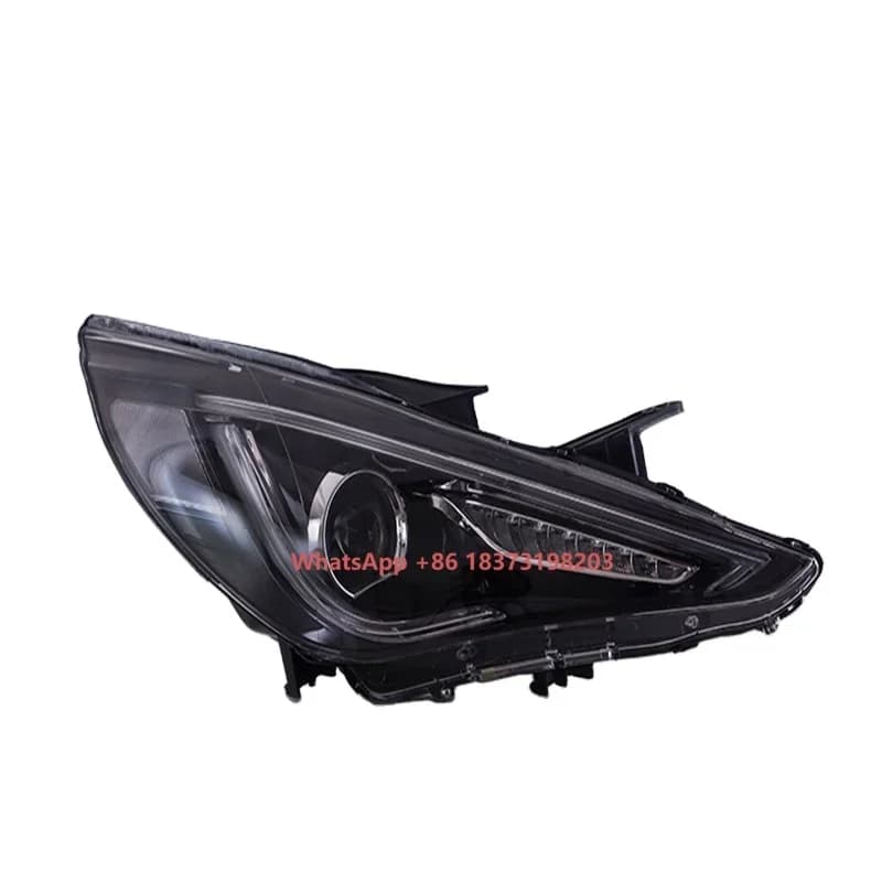 Coppia di Gruppi Ottici Anteriori per Sonata 2011-2014, Luci Frontali Auto Plug&Play, Sistema di Illuminazione LED