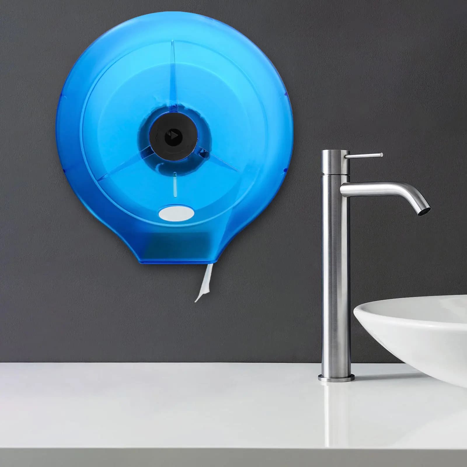Serratura Moderna in Plastica per Dispenser di Carta Igienica, Porta Fazzoletti, Portarotoli - Ricambio Commerciale Universale