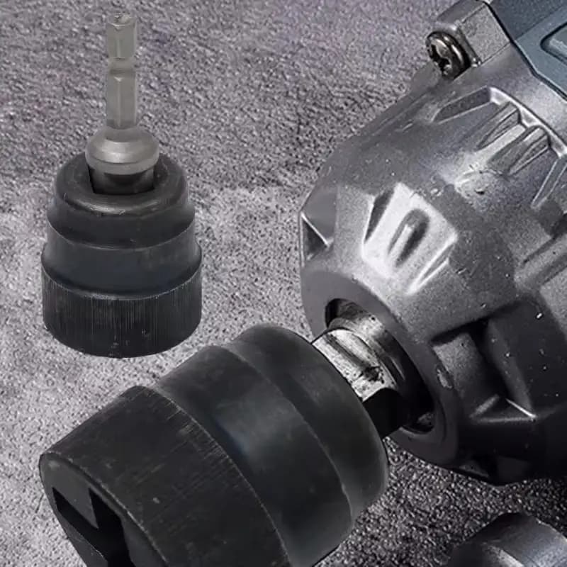 Accessorio per Sollevamento Auto, Adattatore Universale per Martinetti a Forbice, in Acciaio Cromo-Vanadio ad Alta Durezza, per Uso con Chiavi a Cricchetto