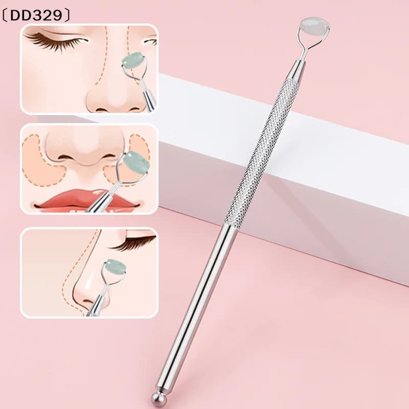 Bastoncino per Massaggio Viso, Applicatore Crema Contorno Occhi Antirughe, Spatole per Miscelare Maschere, Strumento per Massaggio Occhi e Cura del Viso〔DD329〕