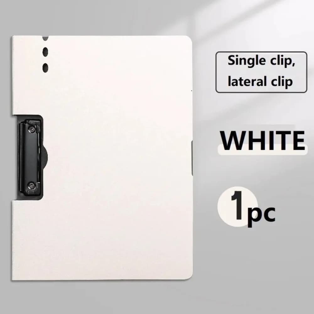 New Waterproof A4 File Folder with Cover PP Portable Document Organizer Clipboard Paper Holder for Business & School Office