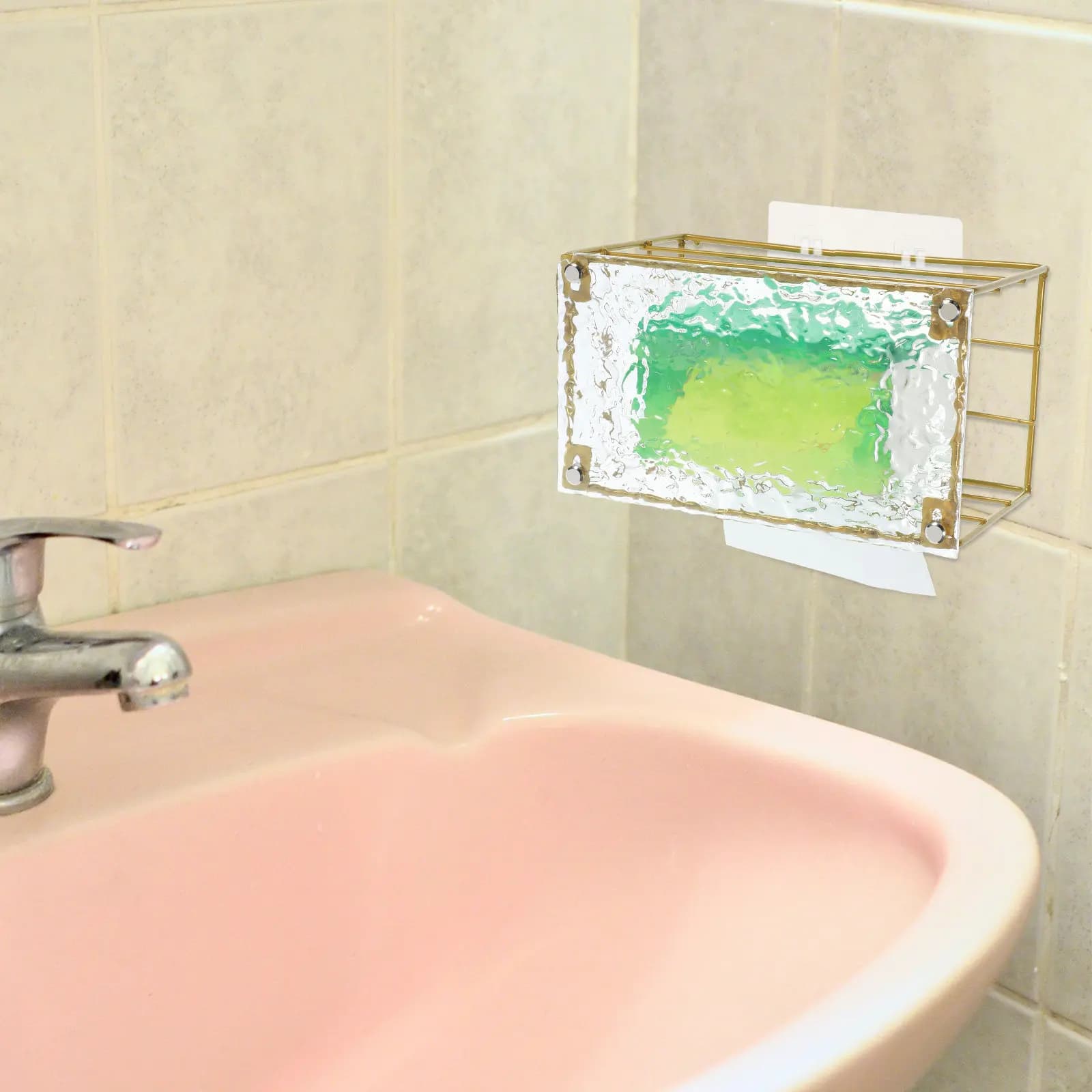 Portarotolo da Parete Elegante e Minimalista in Materiale Resistente per Bagno, Cucina e Camera da Letto