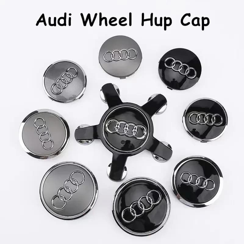 4 pz. coprimozzo centrale ruota auto AUDI 60/61/68/69/77MM/135MM per A6L A7 A8 A3 A4 A5 A6 S3 S4 Q3 Q5 Q5L Q7 RS3 RS4 RS5 RS6 TT