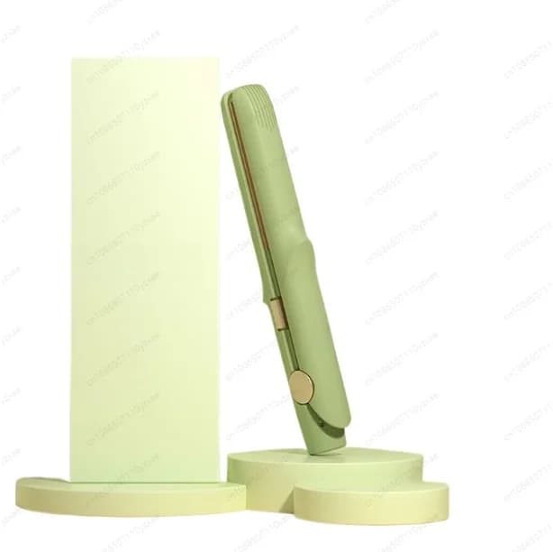 Mini iron and curler 2 in 1, small hair plate with ion technology