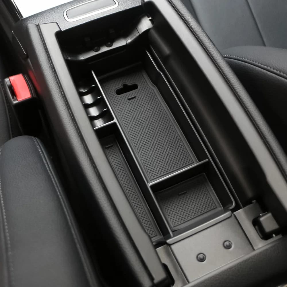 Car Armrest Storage Box Tray for Mercedes-Benz A Class W177 GLB Class W247 Plate Container Organize Interior Accessories
