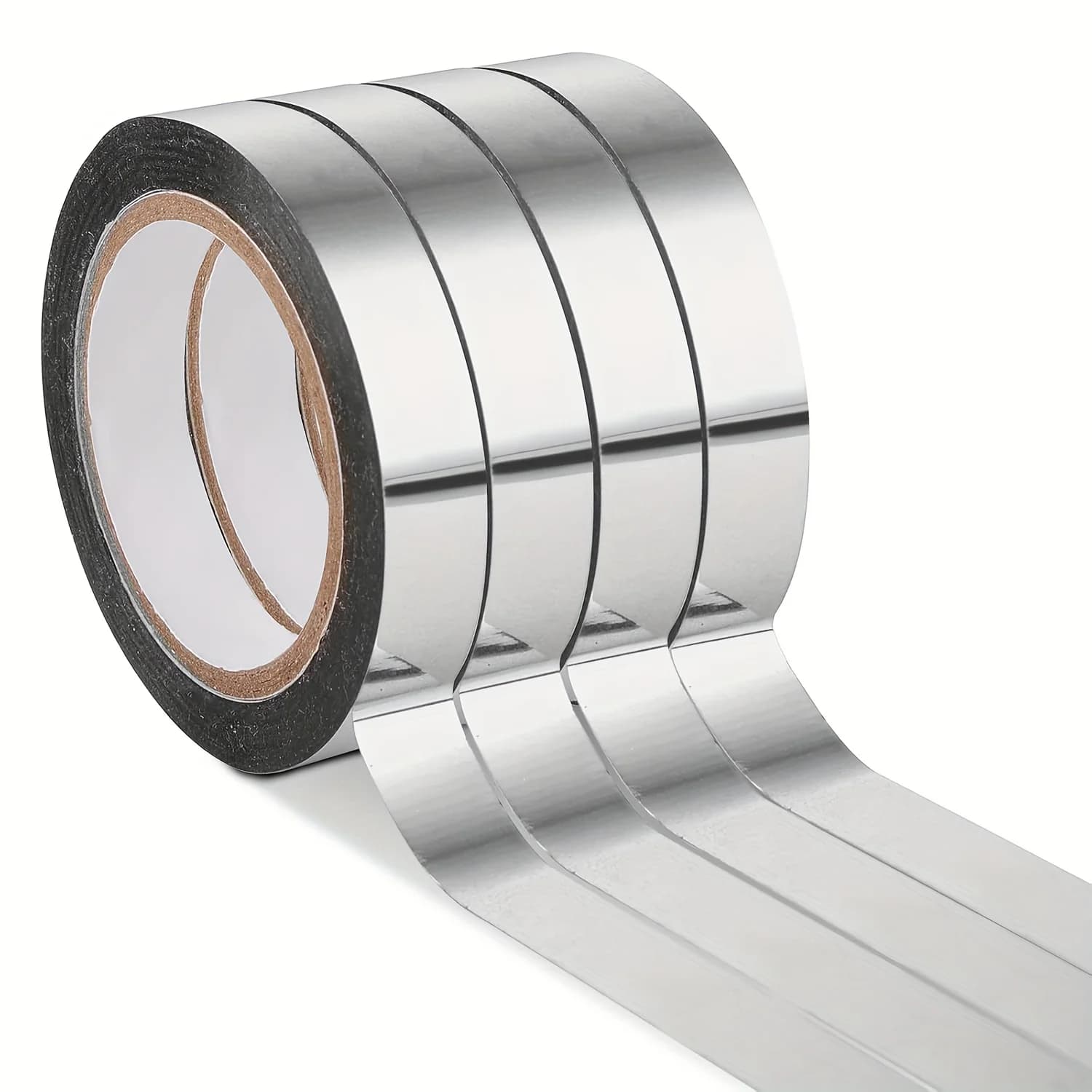 1/2 pcs of metallic silver mirror tape, suitable for wall wardrobe, bathroom decoration, gift box, craft decoration