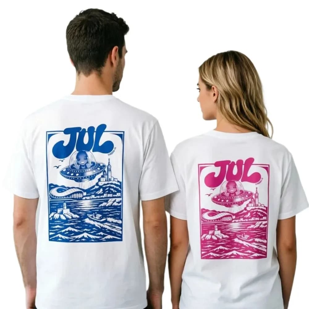 Rapper Jul Print T-shirt Men's Women Short Sleeves Loose Fashion Casual Top Breathable Cotton Tee Summer Men Tee Unisex Shirt