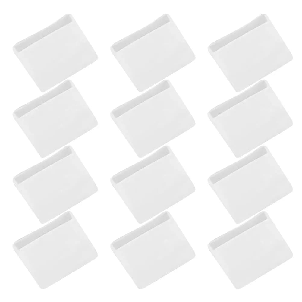 50Pcs Transparent Silicone Non Slip Hanger Grips Protective Covers Anti Drop Strips for Pants Clothes Rack Store Use
