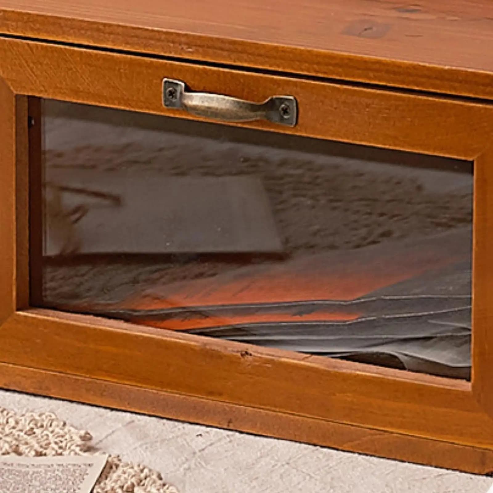 Organizer da Scrivania in Legno con Cassetti, Contenitore Versatile per Organizzazione e Archiviazione di Banconote, Lettere, Articoli da Toilette, Cancelleria e Oggetti da Toeletta