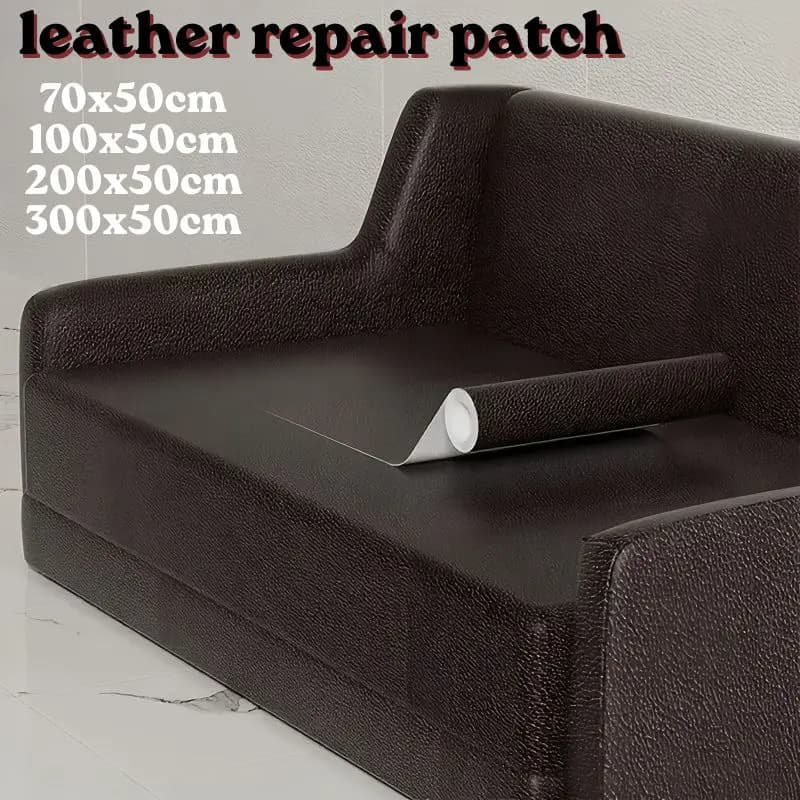 Synthetic Leather Tape Self Adhesive Leather Repair Patch Waterproof PU Leather Fix Sticker for Car Seat Chair Bag Renovation