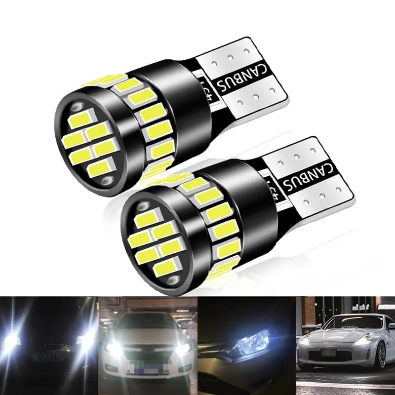 2x W5W T10 21SMD lampadine a Led Canbus lampadine per interni auto posizione di parcheggio lampada mappa luci di lettura a cupola