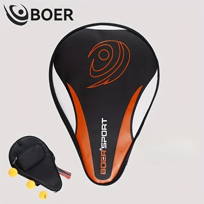 Portable Table Tennis Racket Case, Table Tennis Racket Bag, Sports Bag, Gourd-Shaped Racket Case, Table Tennis Racket Pouch