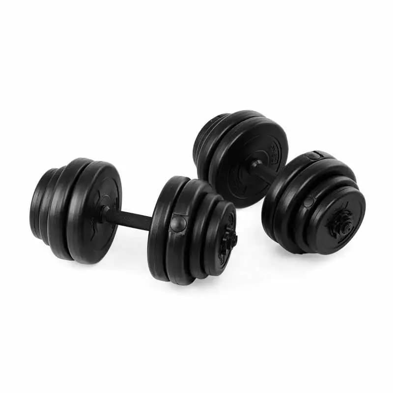 New Arrival: Set from Gym to enlarged with Hexagonal Manubri in Adjustable Natural Rubber - Durevoli, Anti-slip, Universal Use