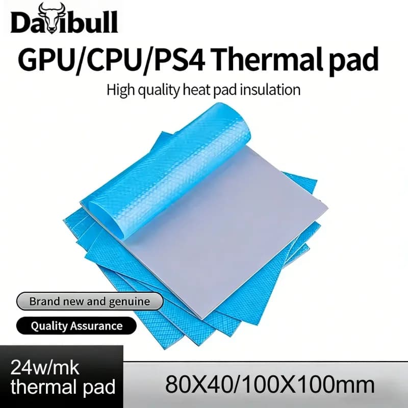 DaliBul 24W/MK High Quality Thermal Pad for GPU and CPU, Heat Dissiper, Conductive Silicone for Thermal Insulation of Electronic Components