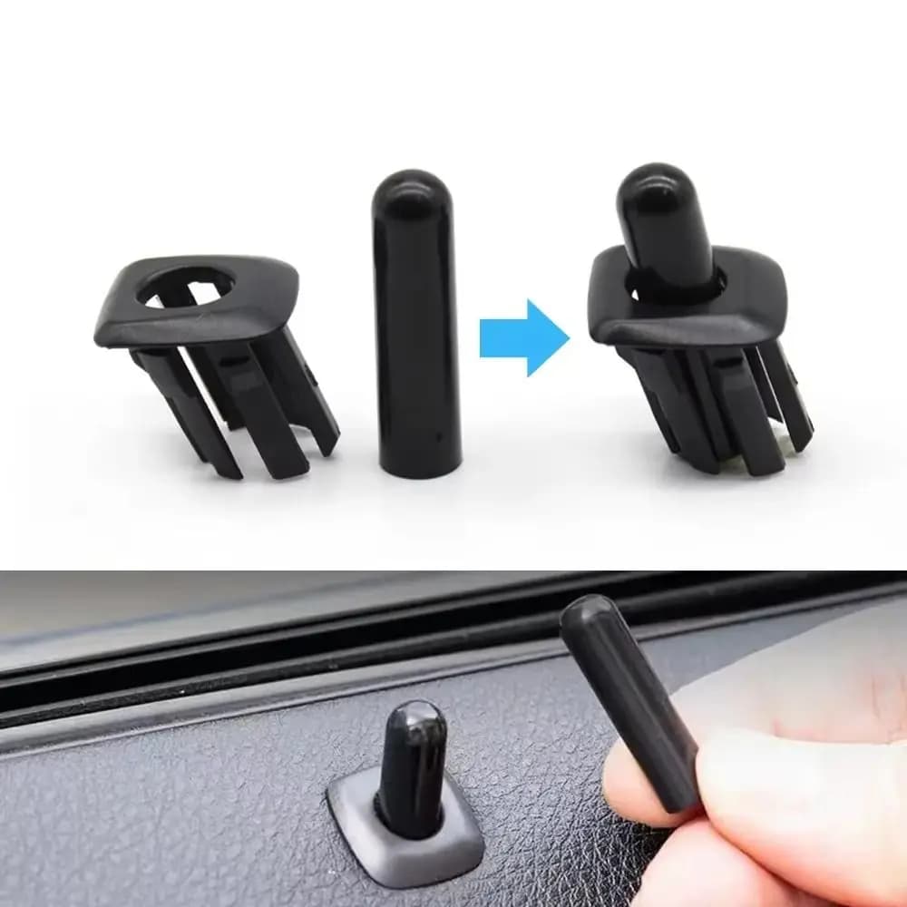 Plastic Car Door Latch Pin Knob ABS Pin Screw Durable Door Lock Button for BMW E60 E90 E70 E84 F10 F11 F30 F34 F01 F02 F07 X5 X3