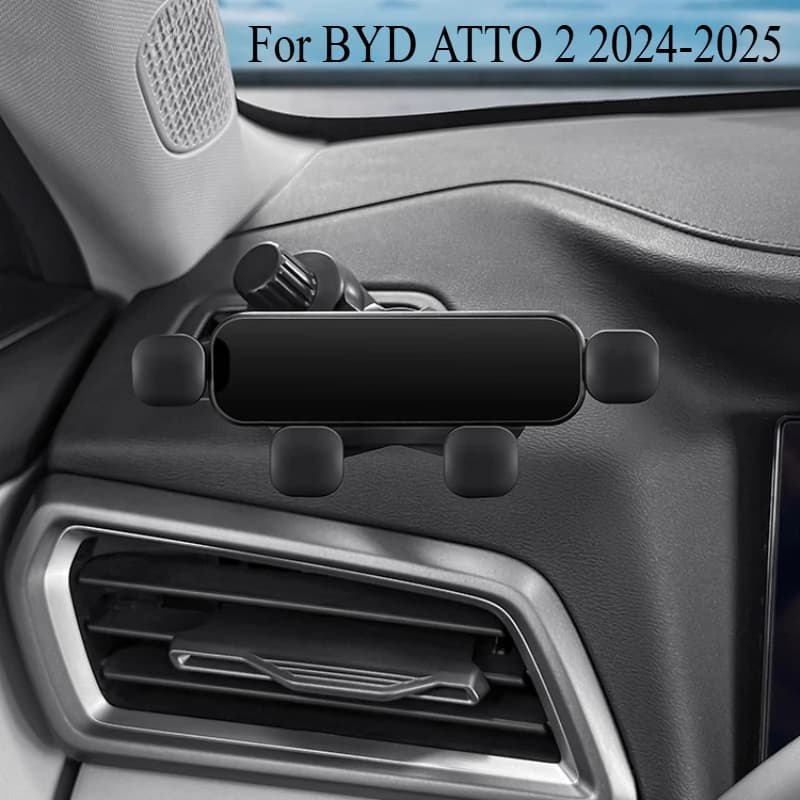 For BYD ATTO 2 2024-2025 Car Mobile Phone Holder Navigation Dashboard Out of Trend Bracket Car Interior Supplies Accessories