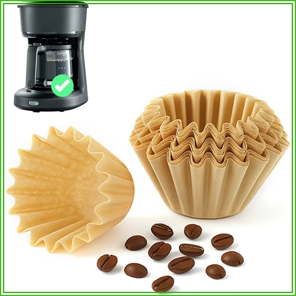 Natural 5 Cup Coffee Maker Filters Compatible with Mr.Coffee Mini Brew, 100 Count