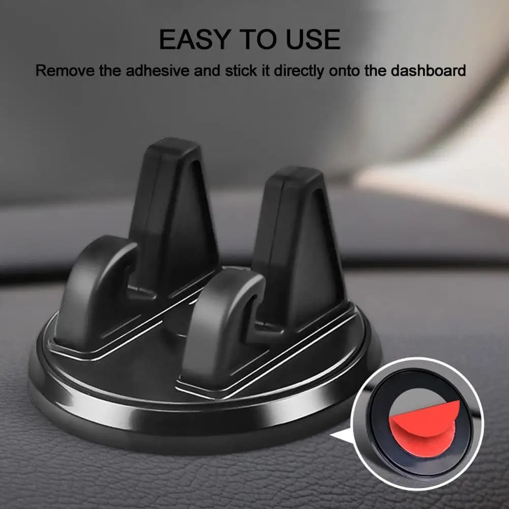Phone Holder Car 360 Degree Pad Dashboard Anti Slip Stand Cell Phone Support in Car Monitor for Phone 15 14 13 Pro Max Plus
