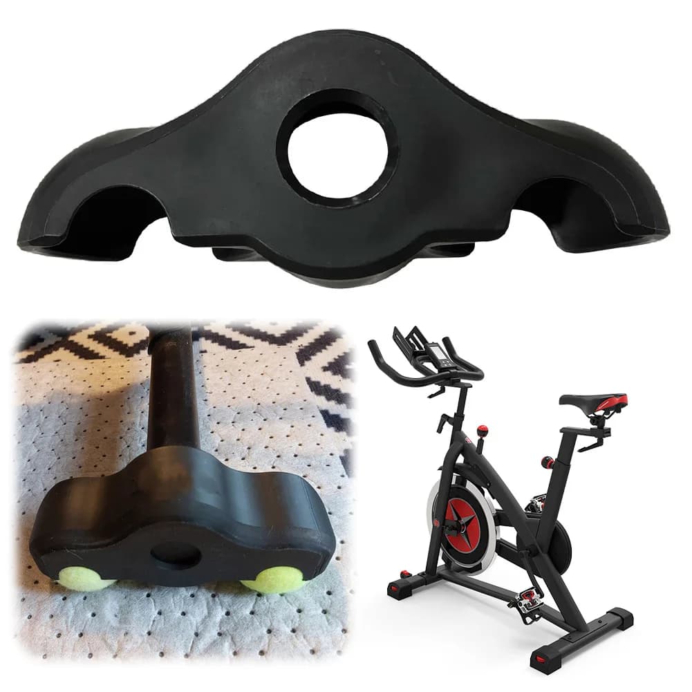 Indoor Cycling Snap Rocker Feet Adapters Shock Absorbing Indoor Cycling Foot Pads for Smart Bike Trainer Home Workout Equipment
