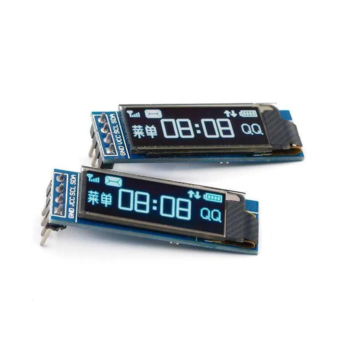 Modulo display OLED da 0.91 pollici bianco/blu OLED 128X32 LCD Display A LED SSD1306 12864 0.91 IIC i2C di Comunicare per ardunio