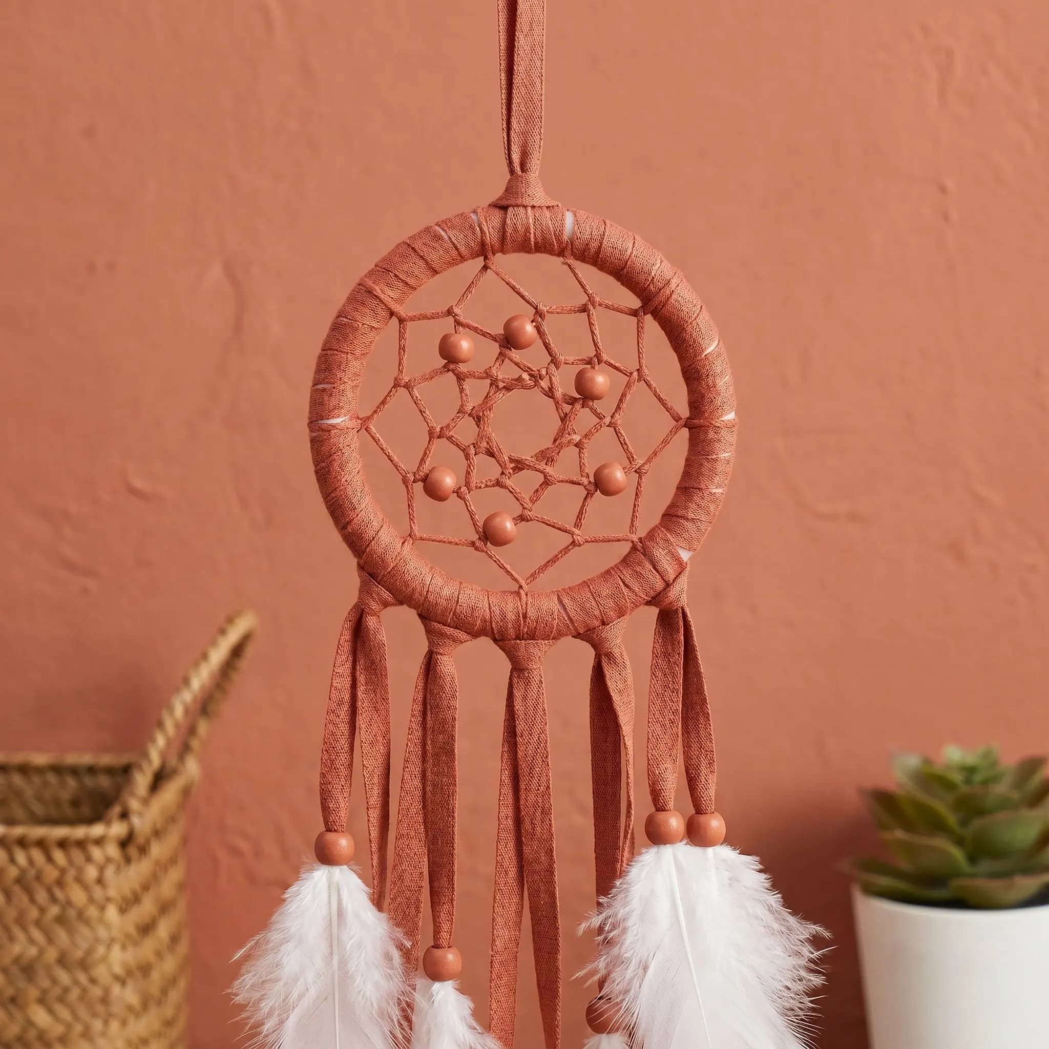 DIY Craft Halloween Christmas Craft Hoop Ring Dream Catcher Ring Dream Catcher Rings Creative Home Decor Event Decor 20Pcs