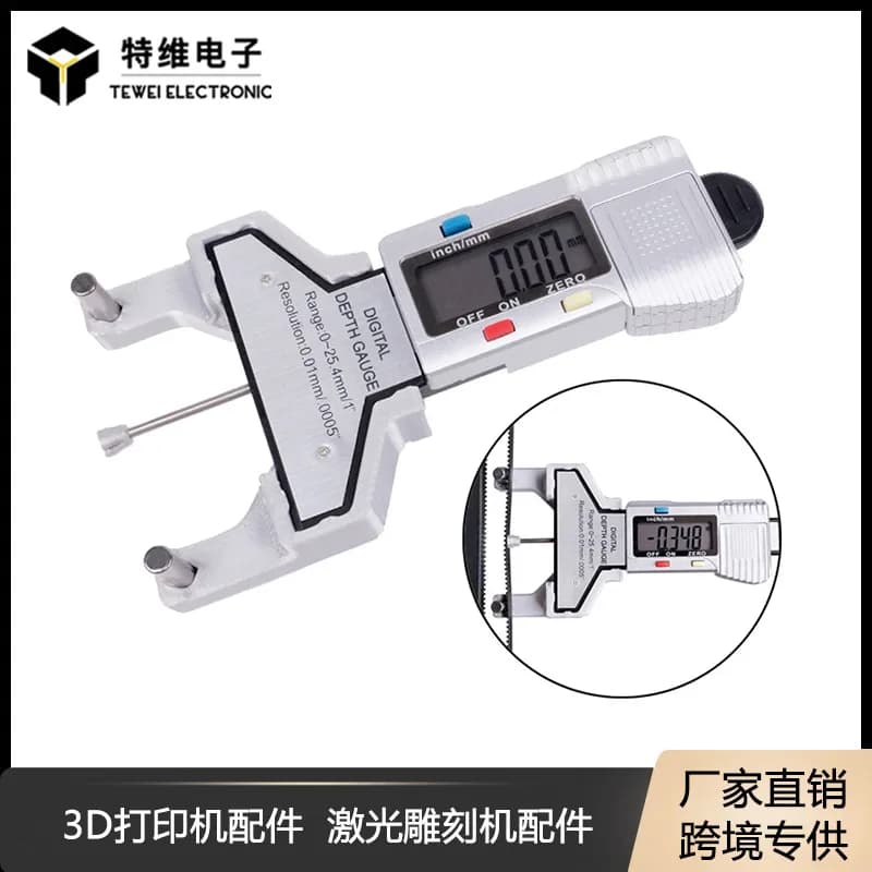 Accessori per Stampante 3D Tensiometro per Cinghia Sincrona 2gt Regolatore di Cinghia Voron Strumento di Misurazione con Display Digitale Elettronico