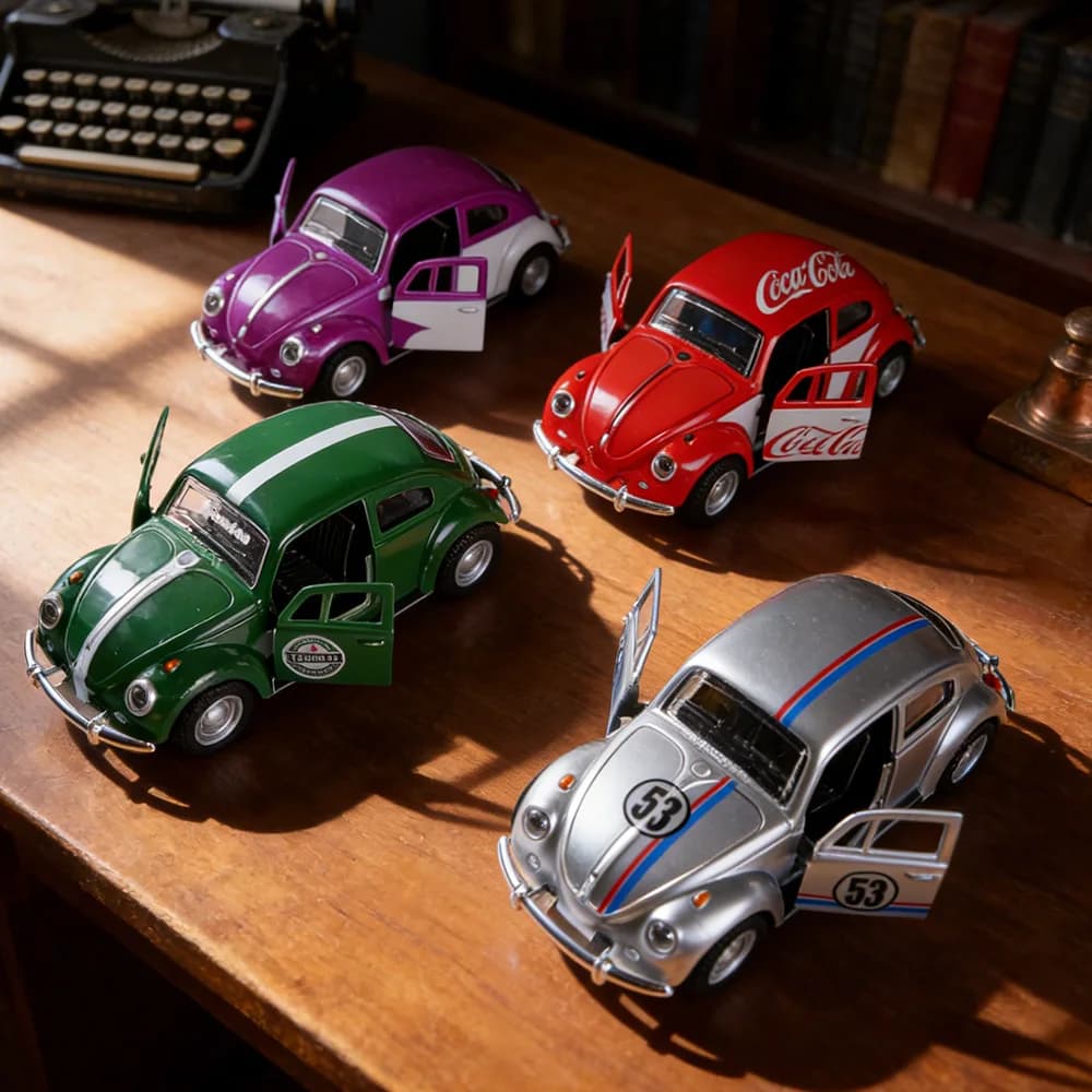 1/32 Scale Alloy Toy Car Mini Alloy Die-cast Beetle Car Model Retro veteran car Simulation Model Toy For him