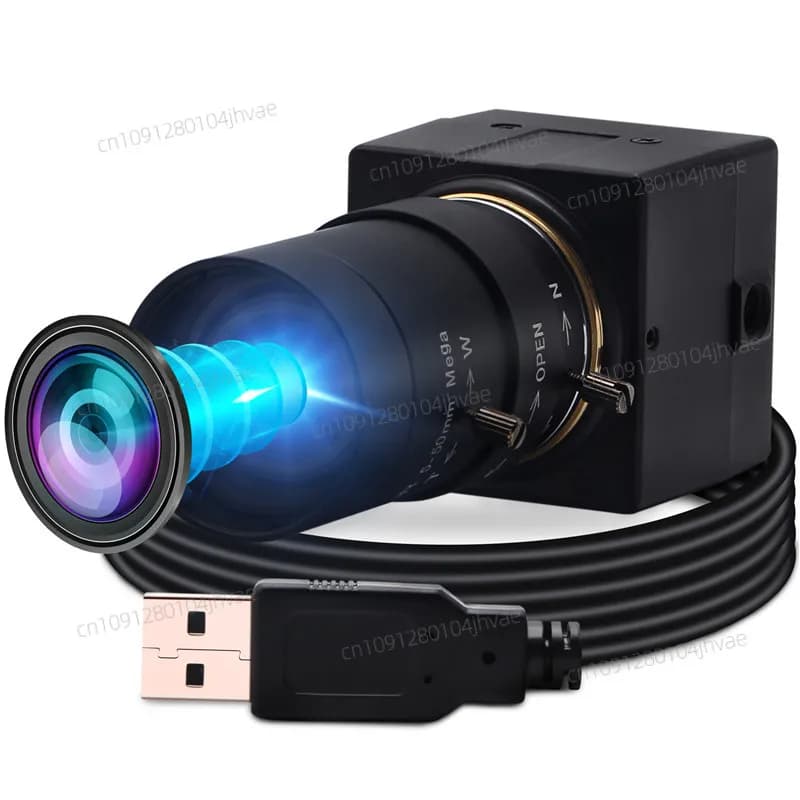 ELP 5MP Aptina MI5100 UVC Sensor Free 5-50mm Zoom Varifocal Video USB Webcam for CCTV Security
