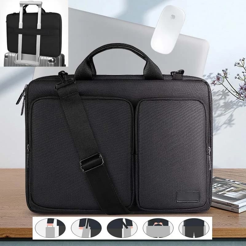Borsa per laptop Honor MagicBook 16 Pro, tasca portaoggetti, custodia antiurto con cerniera, custodia per notebook, tracolla, valigetta