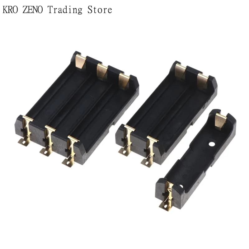 1PCS Black AA SMT Battery Holder SMD Battery Case AA Battery Box 1/2/3 Slot AA SMT Battery AA Batteries Standard Container