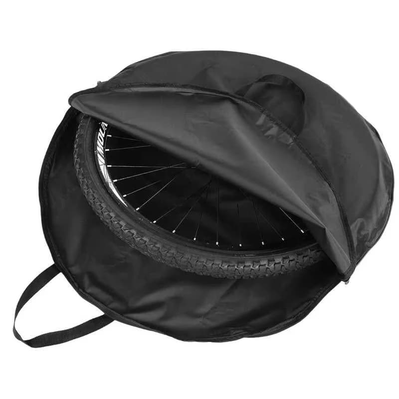 Borsa portaoggetti per pneumatici per biciclette per sport all'aria aperta – Adatto per pneumatici per bici da strada da 26/27,5/29 pollici e 700C, copertura portatile per borsa per il trasporto dell'ingranaggio delle ruote