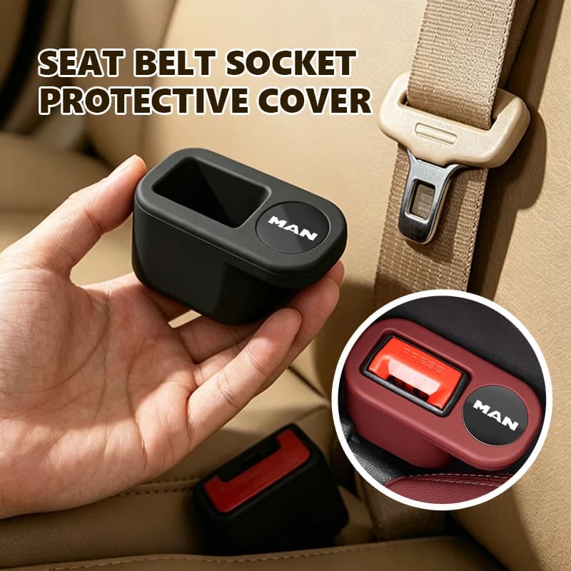 Car Seat Belt Base Anti Scratch Cover Auto Interior Accessories For Man TGX TGS TGM TGE eTGX eTGS