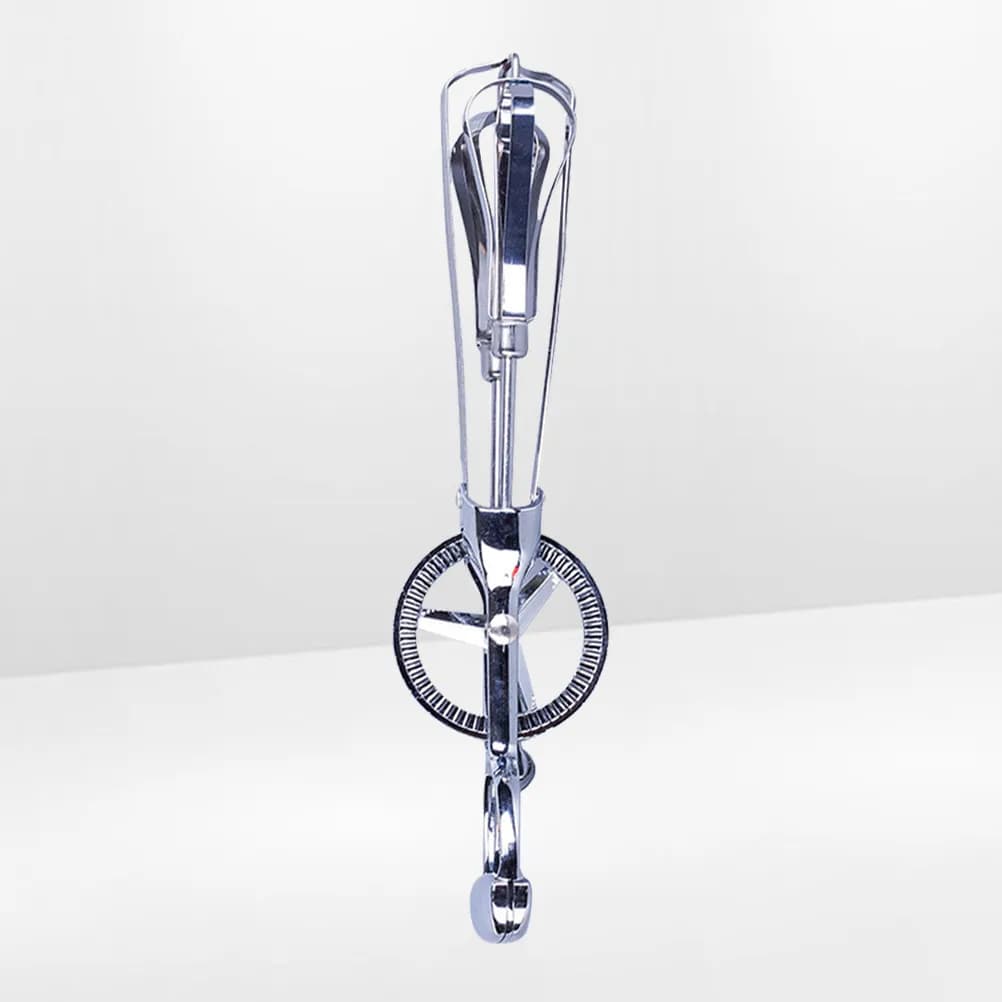 Frullatore manuale in acciaio inossidabile per uova, salse e condimenti, utensile da cucina, frullatore portatile, lavabile in lavastoviglie