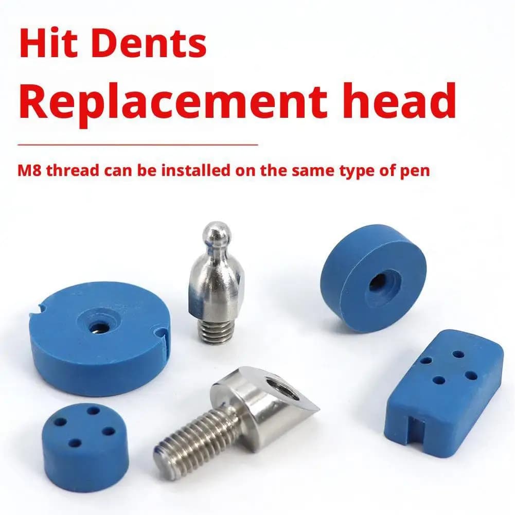 M8 Thread Car Dent Repair Tool Belt With Replaceable TPU-Head For Sheet Metal Repair Efficient Dent Removal Kit With M8 Thread