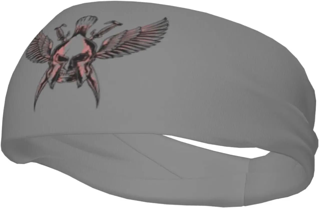 The Spartans of The Sword for women, men, anti-slip band, soft elastic sports hair bands for women's hair, basketball