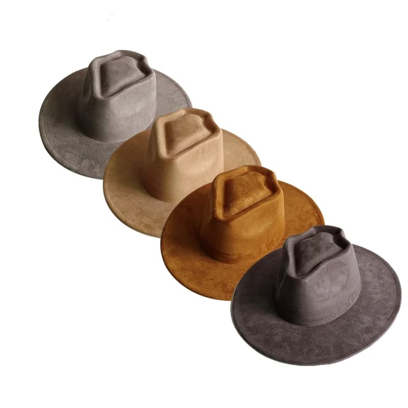 NEW Arrow Suede Hat Heart and Arrow Men Women Autumn Winter Felt Jazz Hats Classic Church Fedoras Chapeau Sombrero Mujer