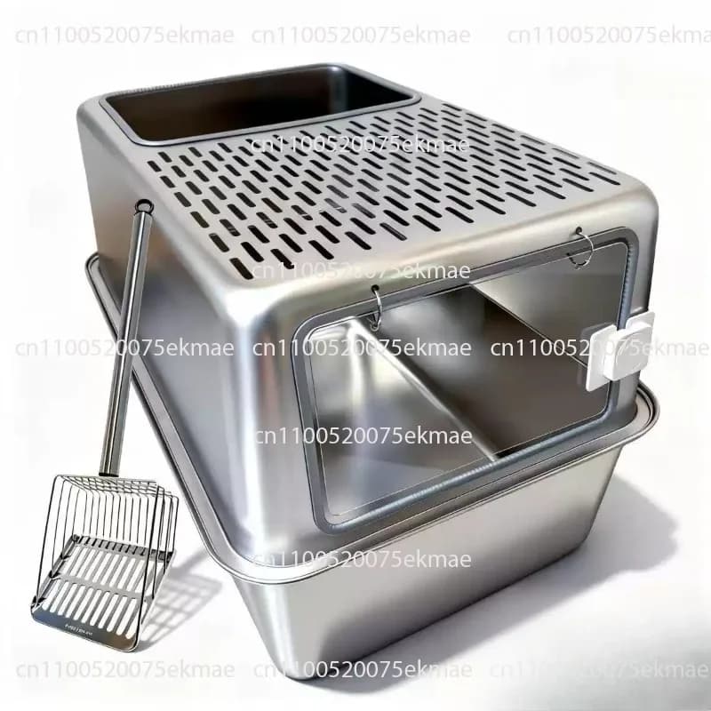 Stainless Steel Cat Litter Tray – Extra Large