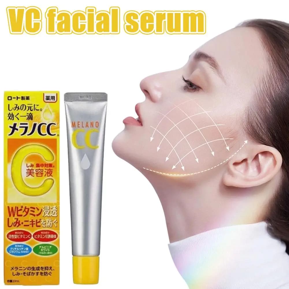 Japan Rohto Anti-sweet Essence with Vitamin C And Pure Intensive Fades Scratching Acne Signs For Women Hydrating Skin Care 20ml