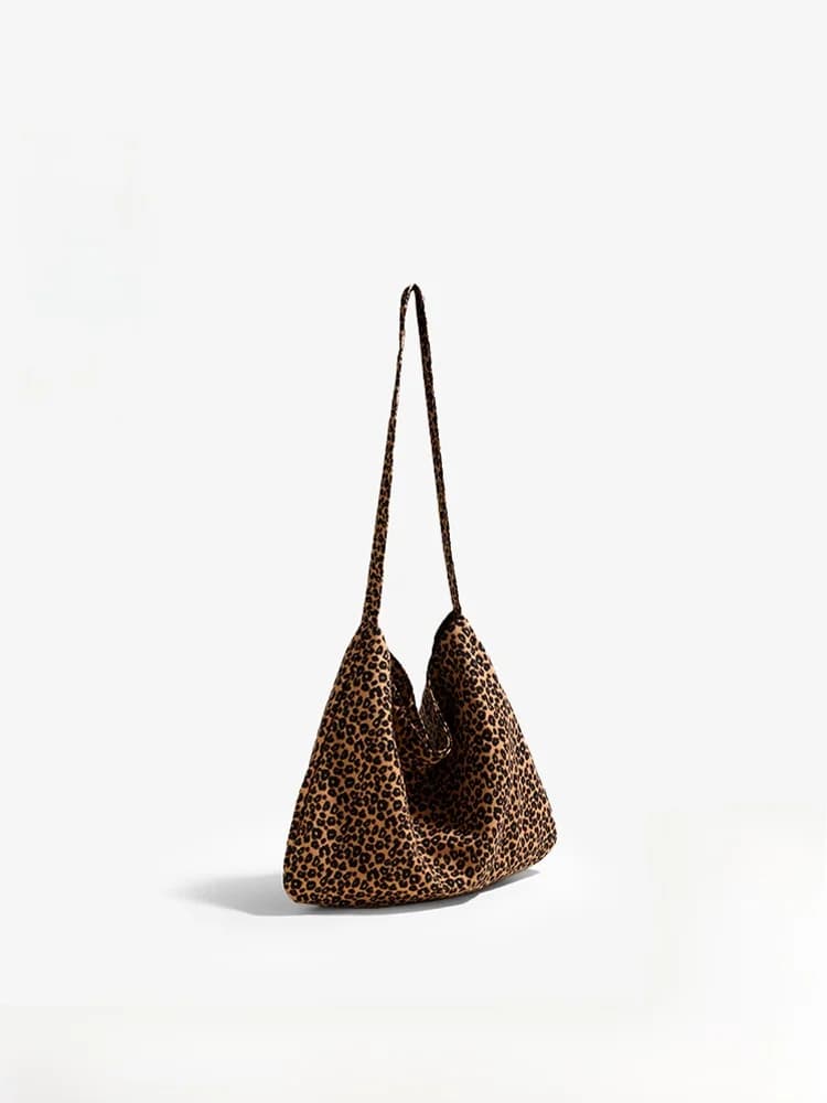 Polaiya Canvas Tote Bag Women's Versatile Casual Crossbody Bag Single Shoulder Bag Shopping Bag Shape Soft Fabric Handbag
