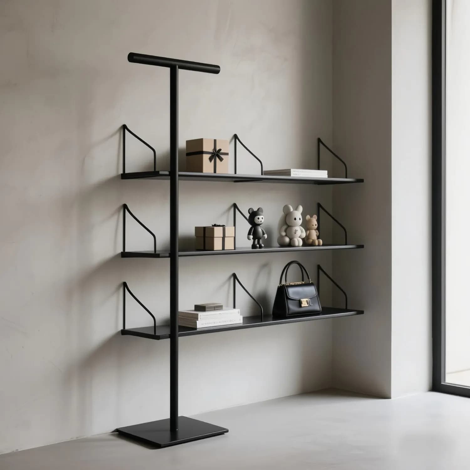 Beauty salon, cosmetics display stand, paint rack, products, shoes, bags, display cabinets, figure cabinets