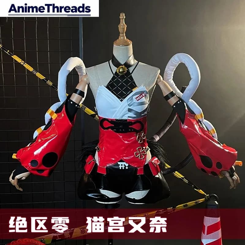 Costume da Cosplay di Nekomiya Mana dal Gioco Zenless Zone Zero, Uniforme Dolce e Graziosa per Feste di Halloween e Giochi di Ruolo per Donne