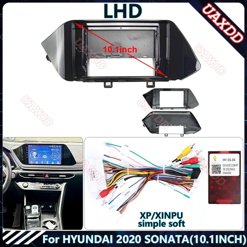 Per HYUNDAI 2020 SONATA 10.1 pollici UV autoradio schermo audio Stereo Android lettore video multimediale telaio cablaggio di navigazione