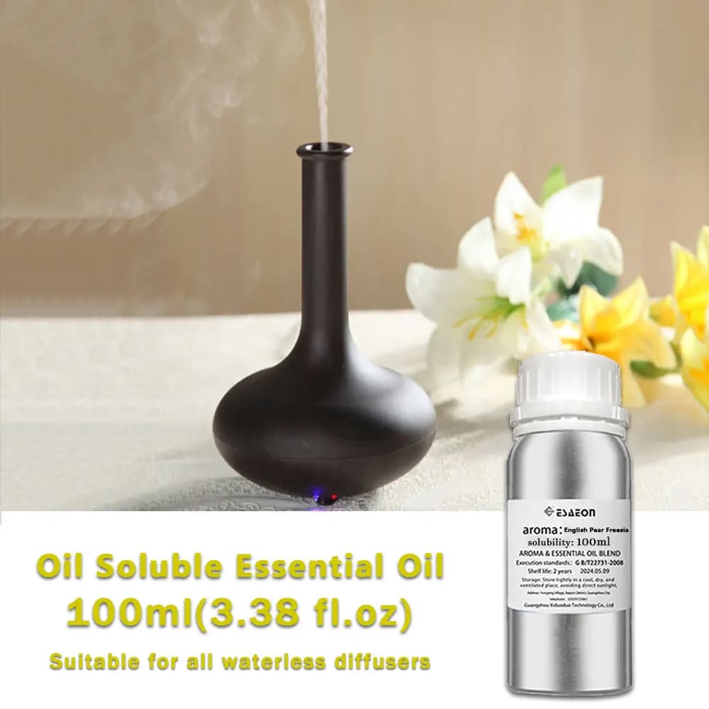 ESAEON 100 ml (3,38 fl.oz) Olio essenziale, per tutte le macchine per aromaterapia senza acqua, pietra profumata per auto e gesso per appendere l'armadio